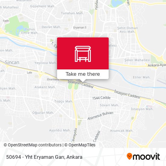 50694 - Yht Eryaman Garı map
