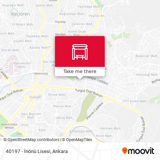 40197 - İnönü Lisesi map