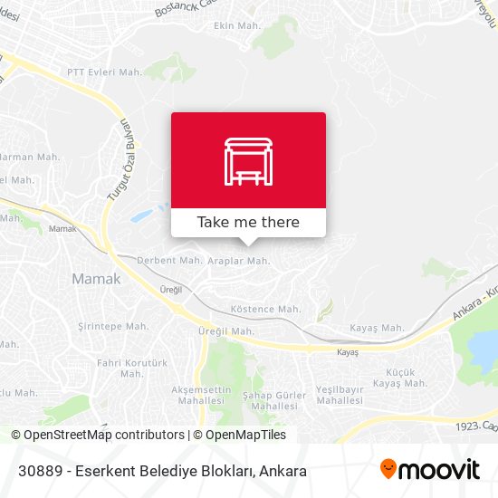 30889 - Eserkent Belediye Blokları map