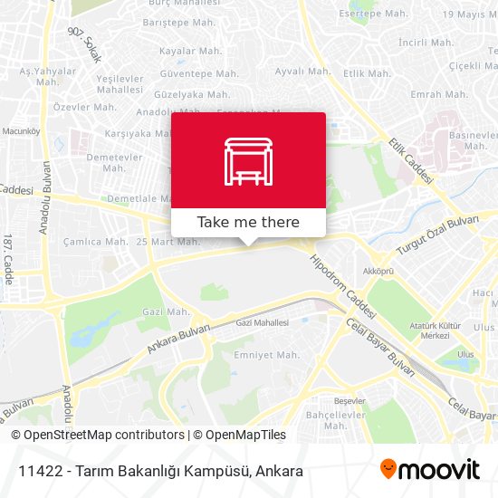11422 - Tarım Bakanlığı Kampüsü map