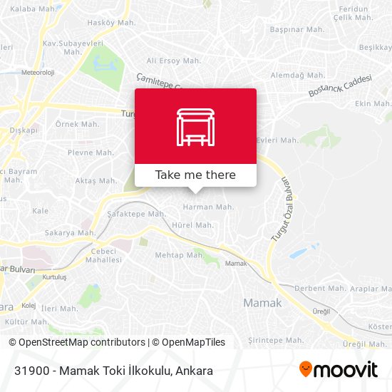31900 - Mamak Toki İlkokulu map