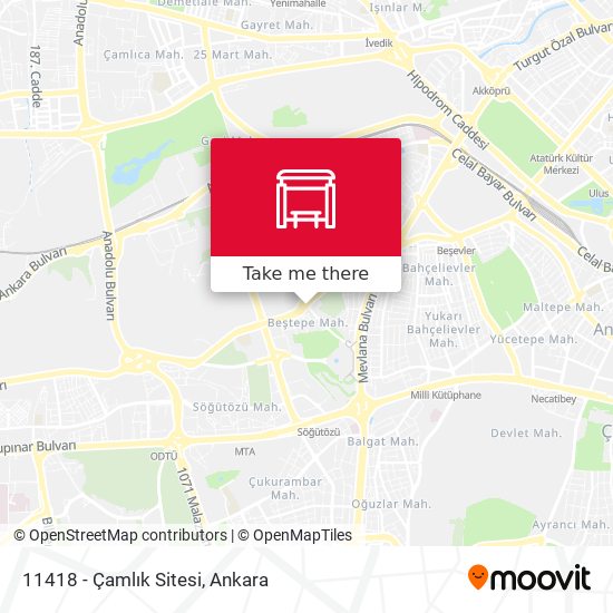 11418 - Çamlık Sitesi map