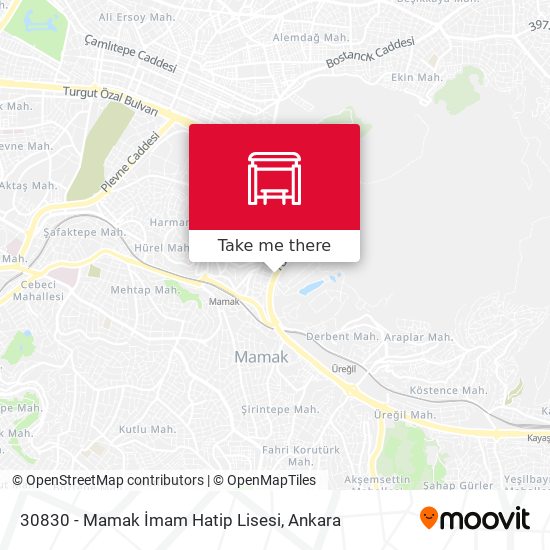 30830 - Mamak İmam Hatip Lisesi map