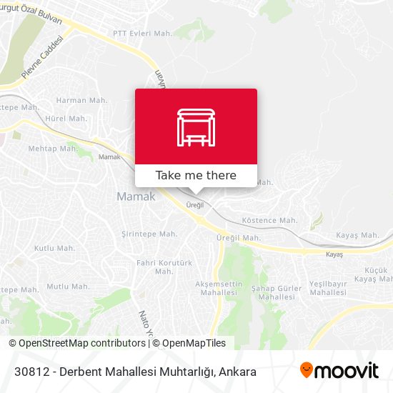 30812 - Derbent Mahallesi Muhtarlığı map