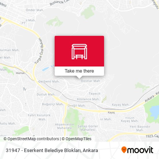 31947 - Eserkent Belediye Blokları map