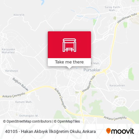 40105 - Hakan Akbıyık İlköğretim Okulu map