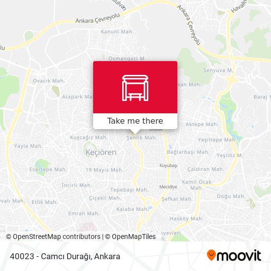 40023 - Camcı Durağı map