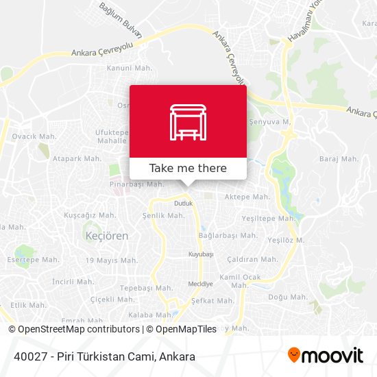 40027 - Piri Türkistan Cami map