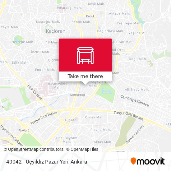 40042 - Üçyıldız Pazar Yeri map