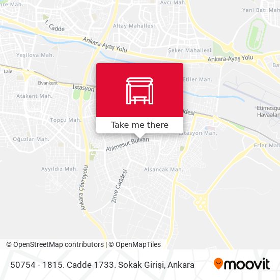 50754 - 1815. Cadde 1733. Sokak Girişi map