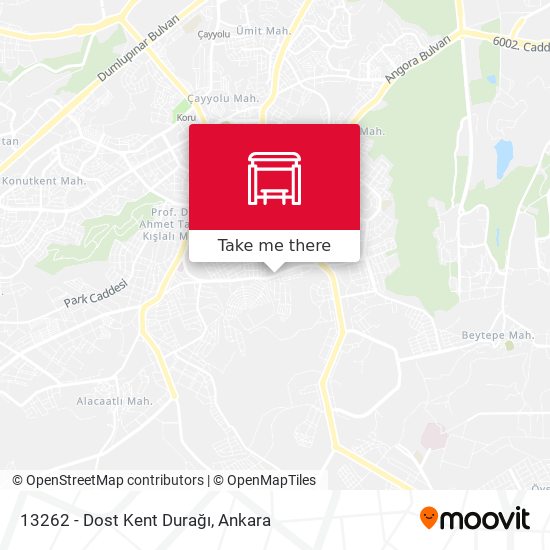 13262 - Dost Kent Durağı map