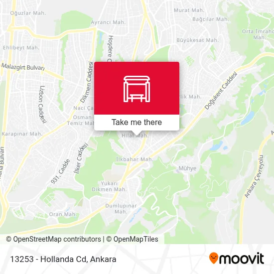 13253 - Hollanda Cd map