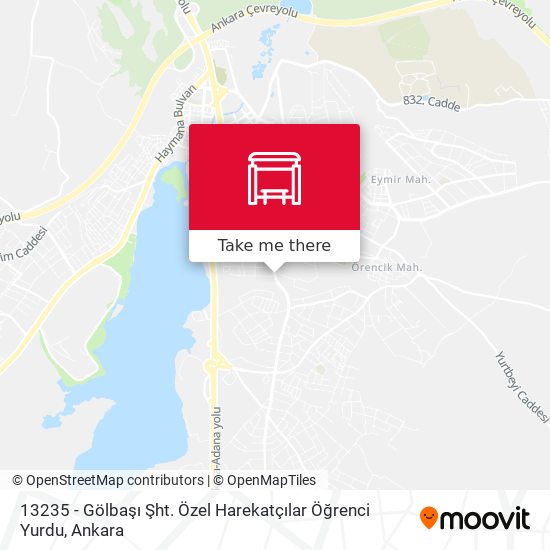 13235 - Gölbaşı Şht. Özel Harekatçılar Öğrenci Yurdu map