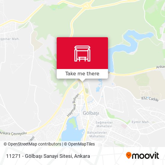 11271 - Gölbaşı Sanayi Sitesi map