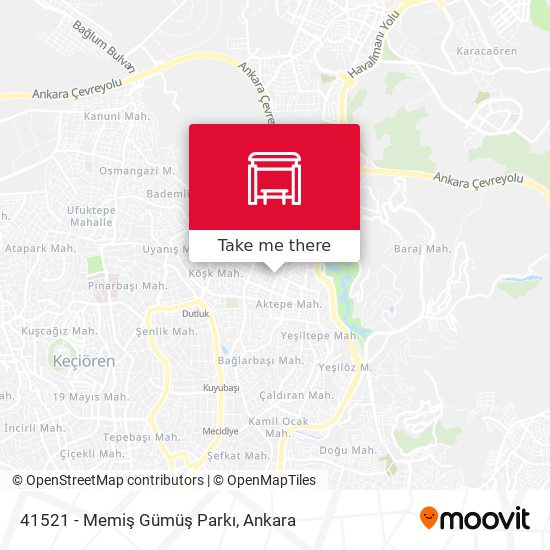 41521 - Memiş Gümüş Parkı map