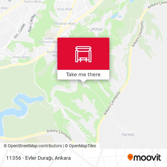 11356 - Evler Durağı map