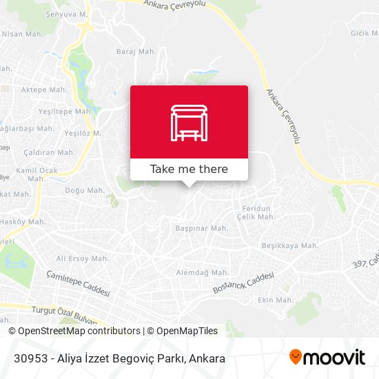 30953 - Aliya İzzet Begoviç Parkı map