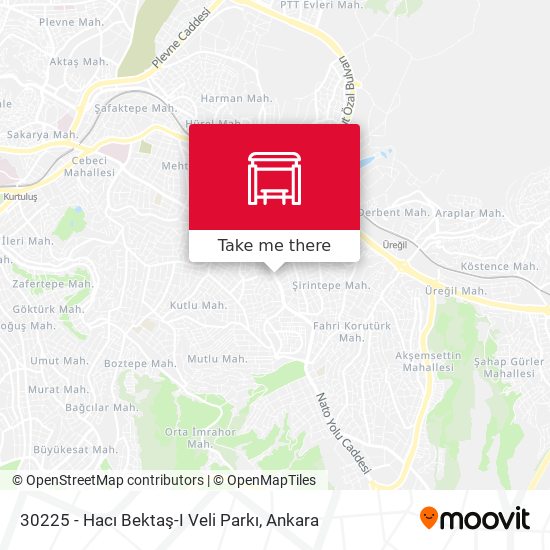 30225 - Hacı Bektaş-I Veli Parkı map