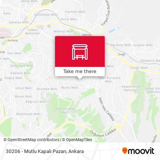 30206 - Mutlu Kapalı Pazarı map