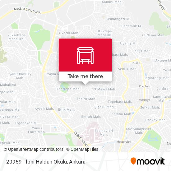 20959 - İbni Haldun Okulu map