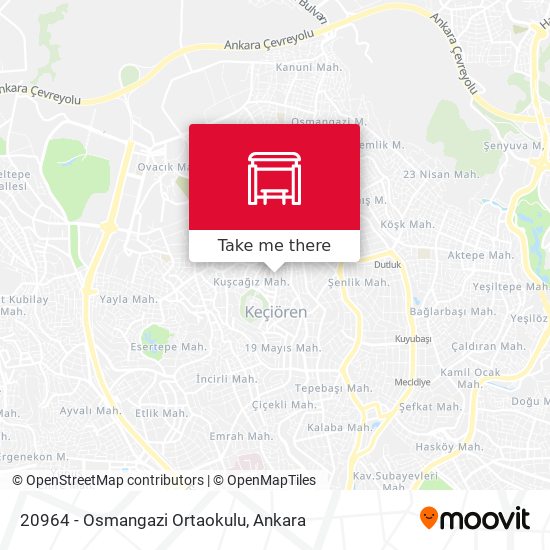 20964 - Osmangazi Ortaokulu map