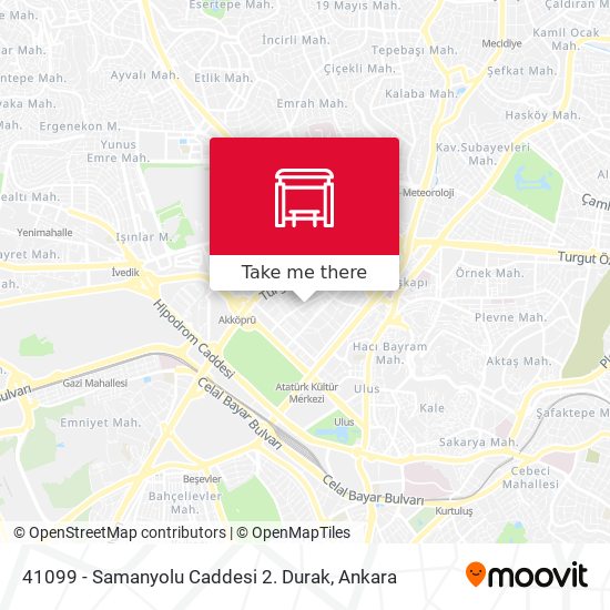 41099 - Samanyolu Caddesi 2. Durak map
