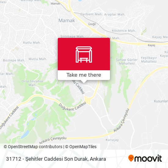 31712 - Şehitler Caddesi Son Durak map