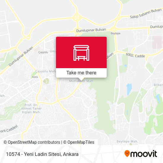 10574 - Yeni Ladin Sitesi map