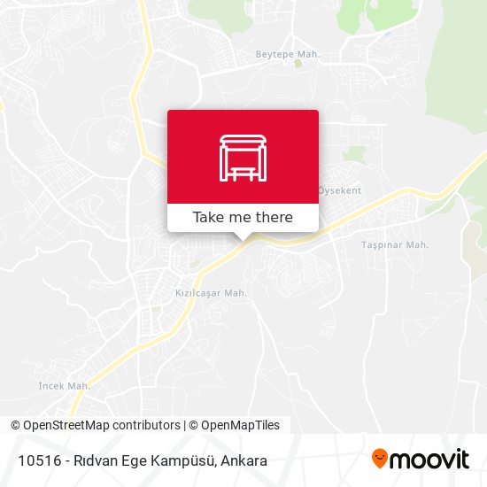 10516 - Rıdvan Ege Kampüsü map