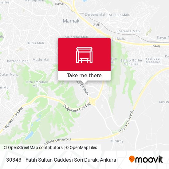 30343 - Fatih Sultan Caddesi Son Durak map