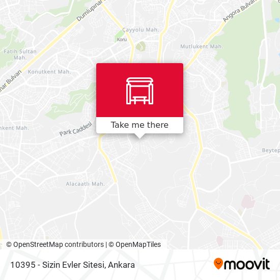 10395 - Sizin Evler Sitesi map