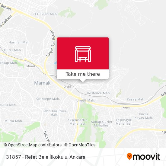 31857 - Refet Bele İlkokulu map