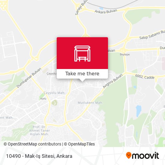 10490 - Mak-Iş Sitesi map