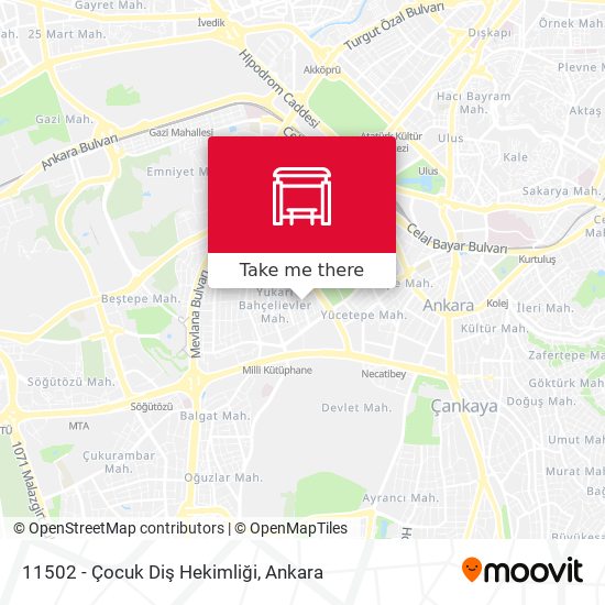 11502 - Çocuk Diş Hekimliği map