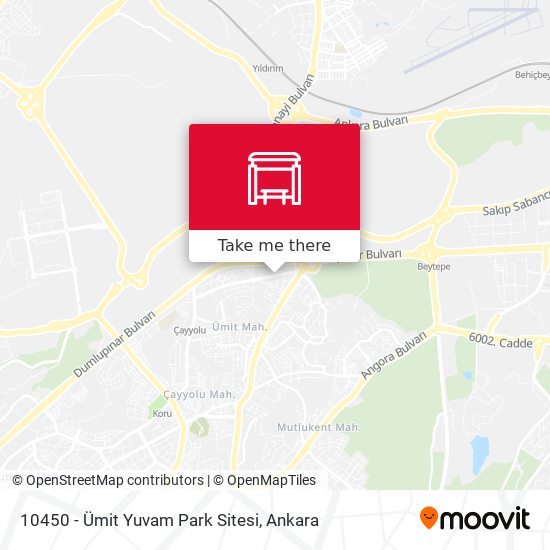 10450 - Ümit Yuvam Park Sitesi map