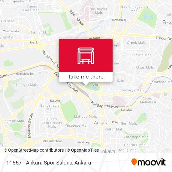 11557 - Ankara Spor Salonu map