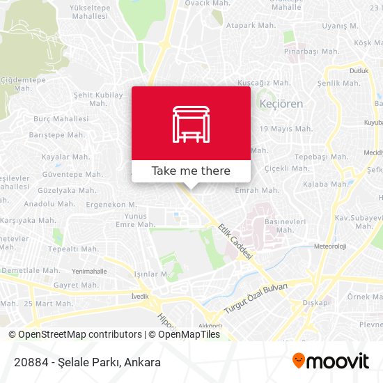 20884 - Şelale Parkı map