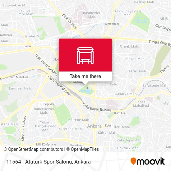 11564 - Atatürk Spor Salonu map