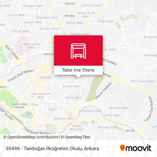30496 - Tandoğan İlköğretim Okulu map