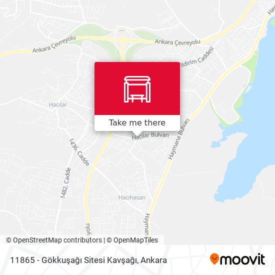 11865 - Gökkuşağı Sitesi Kavşağı map