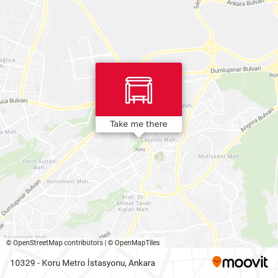 10329 - Koru Metro İstasyonu map