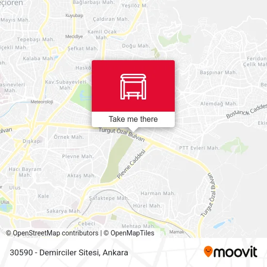 30590 - Demirciler Sitesi map