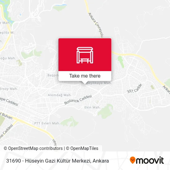 31690 - Hüseyin Gazi Kültür Merkezi map