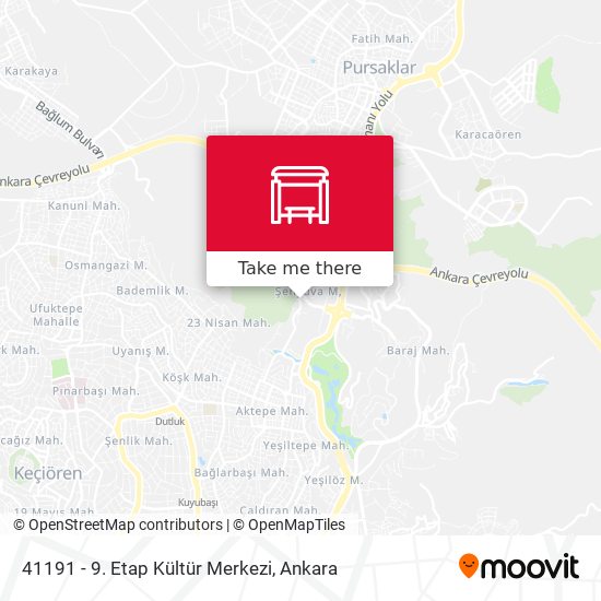 41191 - 9. Etap Kültür Merkezi map