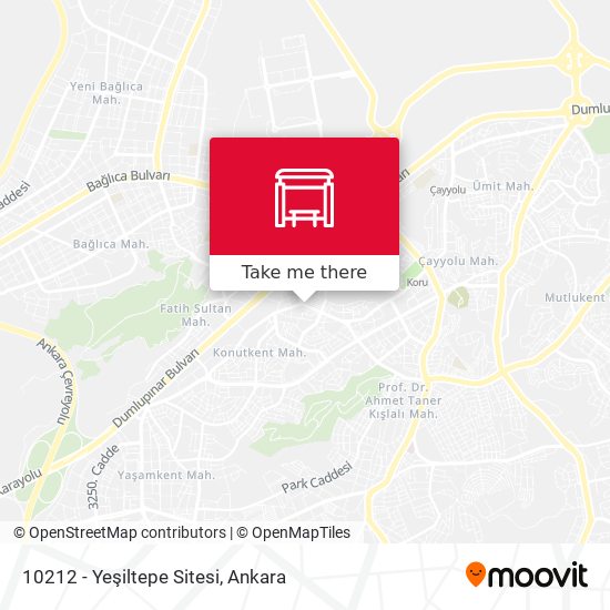 10212 - Yeşiltepe Sitesi map