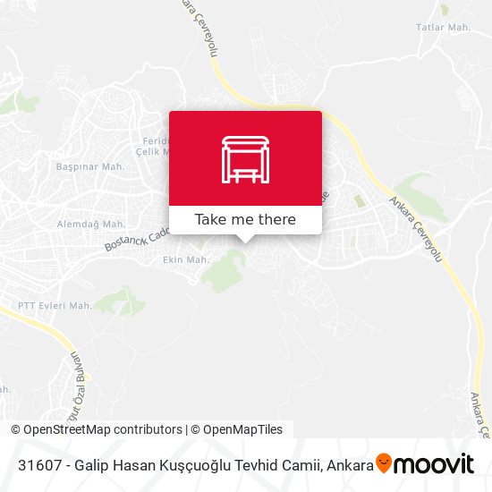 31607 - Galip Hasan Kuşçuoğlu Tevhid Camii map