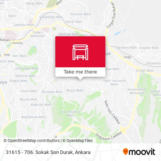 31615 - 706. Sokak Son Durak map