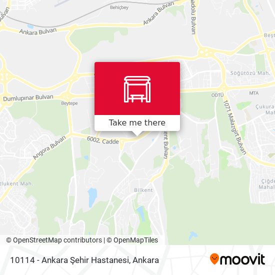 10114 - Ankara Şehir Hastanesi map