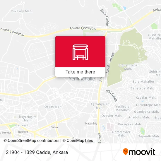 21904 - 1329 Cadde map