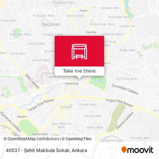 40037 - Şehit Makbule Sokak map